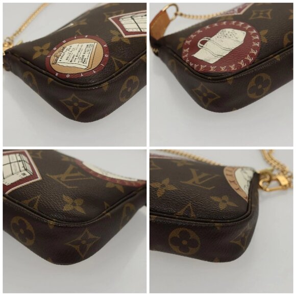LOUIS VUITTON Monogram Patch Mini Pochette Accessoires Pouch M95804 Auth 117... - Picture 16 of 16